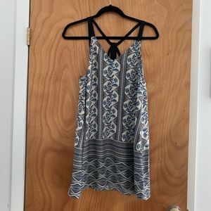 En Crème Blue Floral Dress